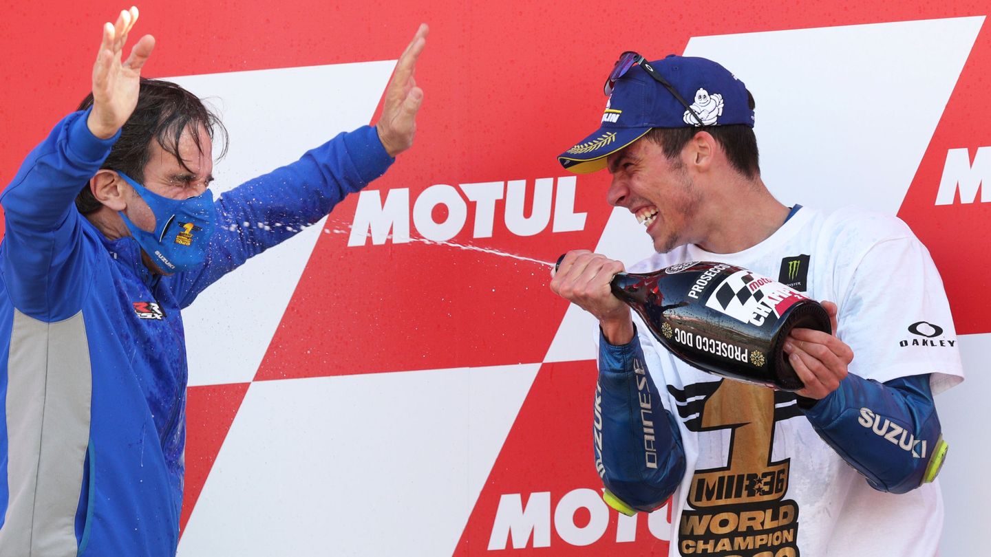 Tras hacer a Yamana ganadora con Rossi, Brivio ha llevado a Suzuki y a Joan Mir al título en Moto GP.