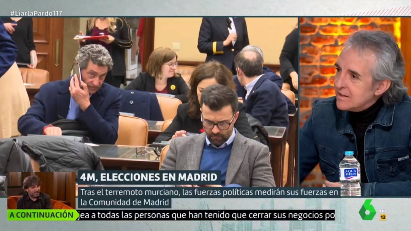Ramoncín hablando de las elecciones en Madrid. (La Sexta).