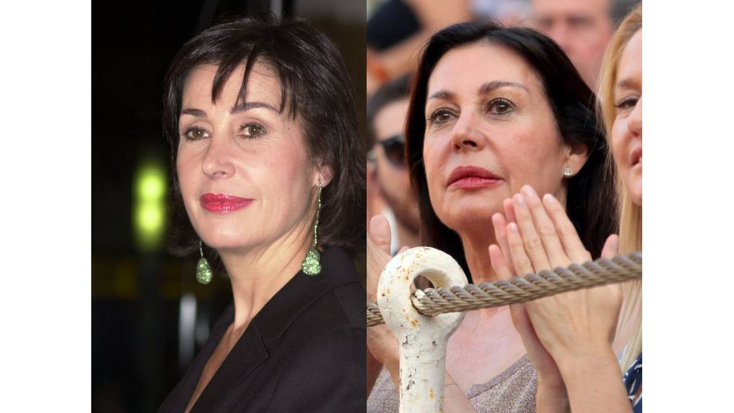 Carmen Martínez-Bordiú, en 2004 y 2017.  (Cordon Press)