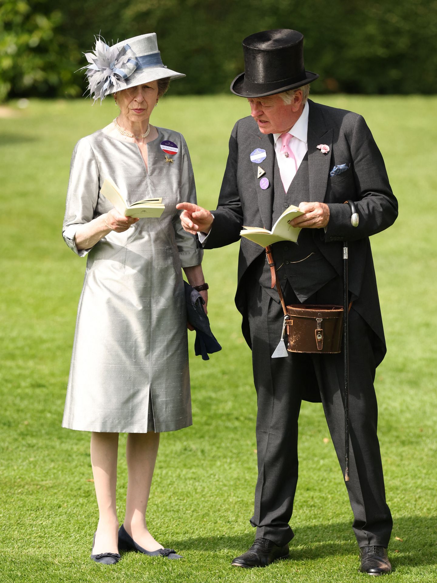 La princesa Ana y Andrew Parker Bowles, en el segundo día del Royal Ascot. (Reuters/Noble)