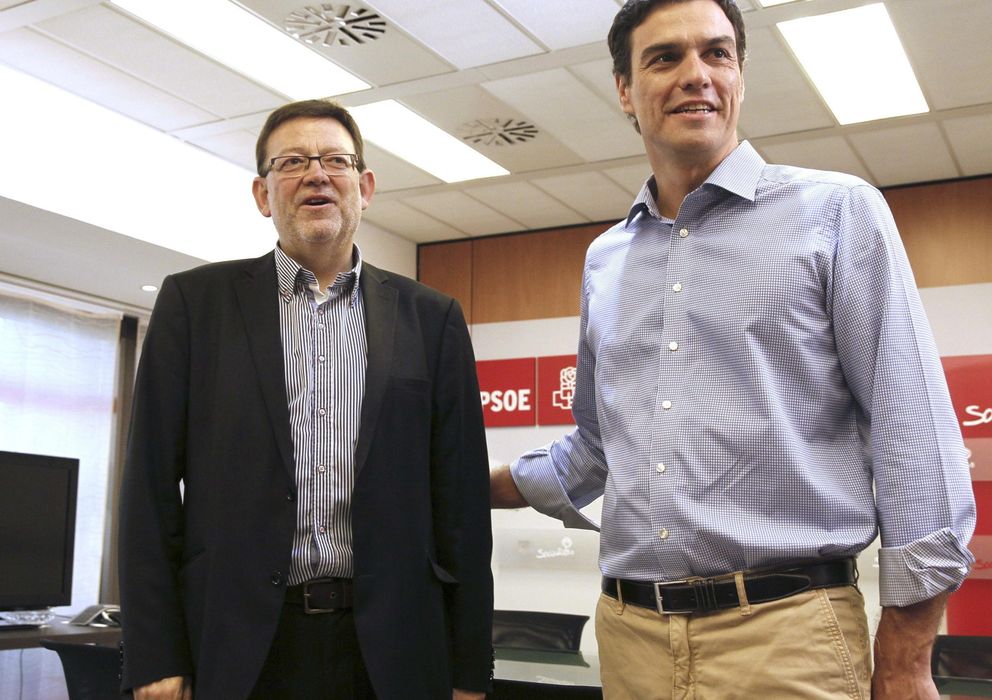 Foto: Ximo Puig se reúne con Pedro Sánchez en Ferraz (Efe)