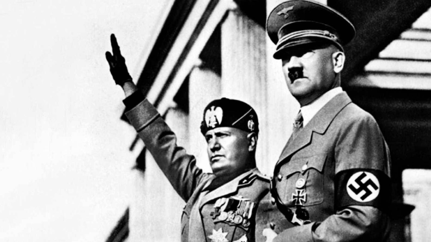 Reunión entre Mussolini y Hitler