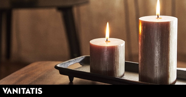 Consigue con las velas decorativas de Zara Home el ambiente cálido