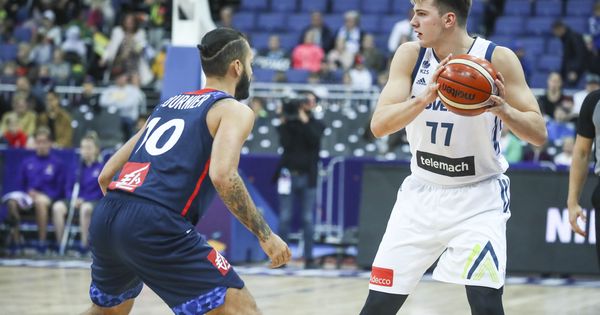 Foto: Luka Doncic está jugando el EuroBasket con la selección de Eslovenia. (EFE)