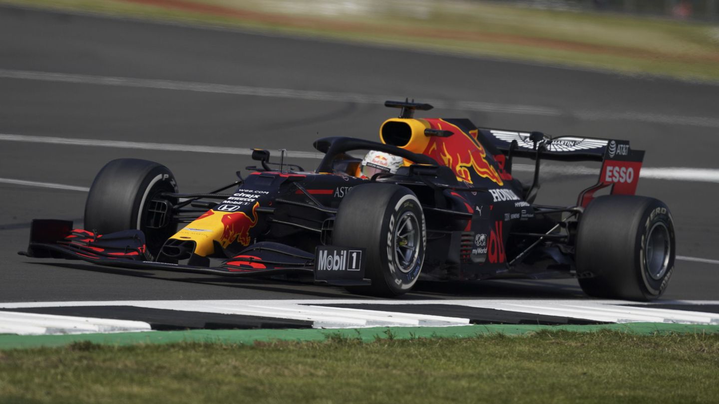 Max Verstappen durante el Gran Premio 70 Aniversario de Fórmula 1. (EFE)