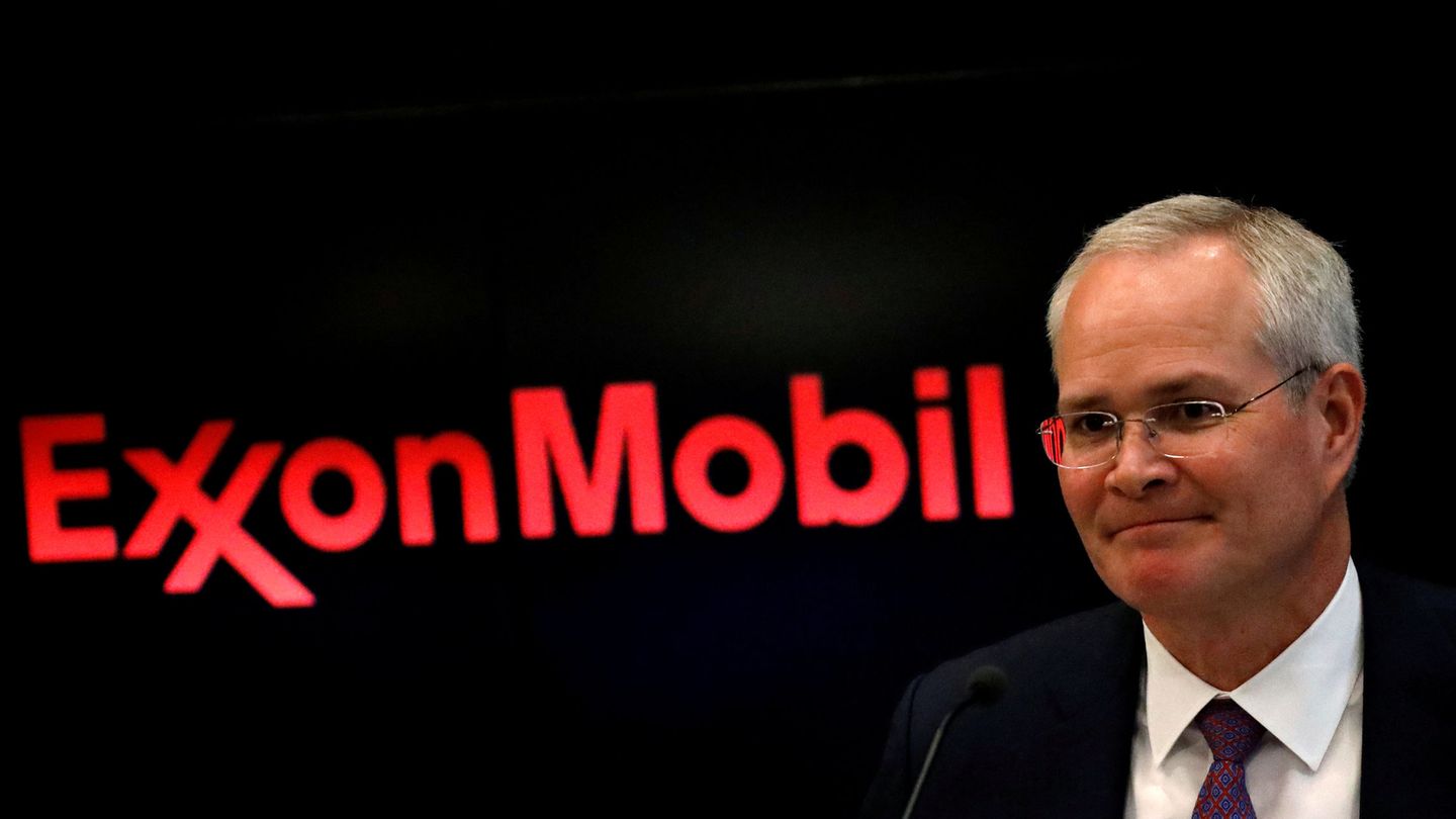 Darren Woods, CEO de Exxon. (Reuters)