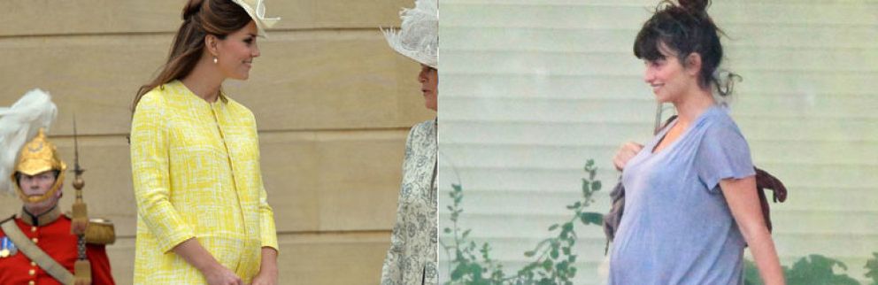 Foto: Penélope Cruz y Kate Middleton: dos partos unidos en el tiempo