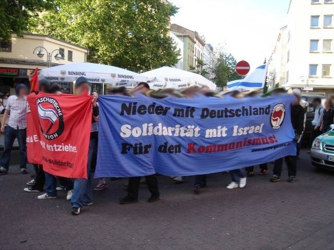 Manifestación del movimiento antialemán en solidaridad con Israel (Fuente: Wikimedia Commons)