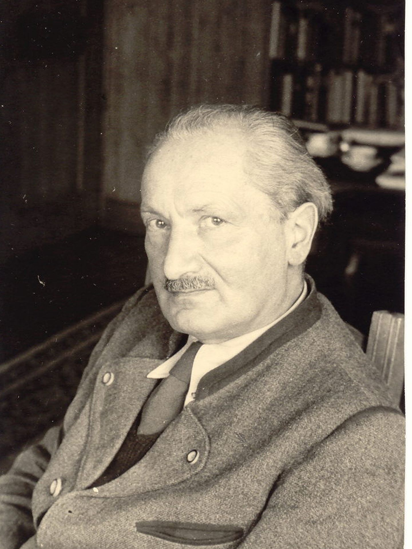 El filósofo alemán Martin Heidegger (CC)