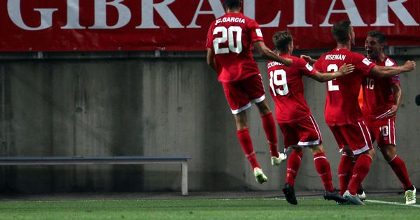 Foto: La selección de Gibraltar juega partidos oficiales desde 2014. (Reuters)
