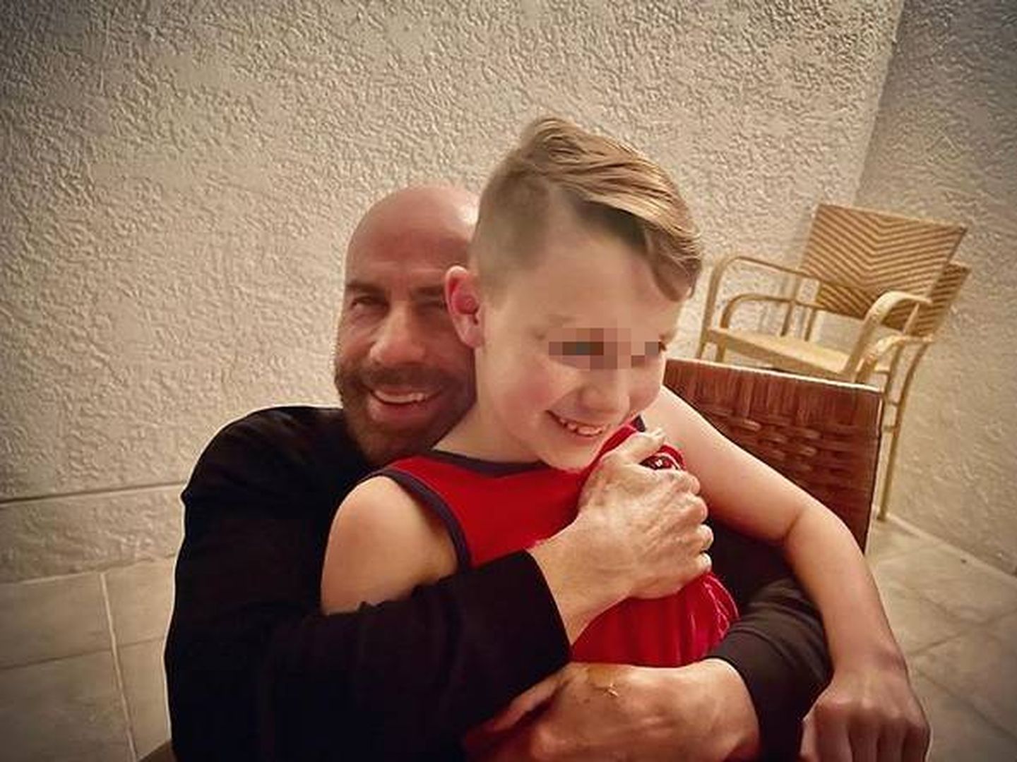  John Travolta y su hijo Ben. (IG @johntravolta)