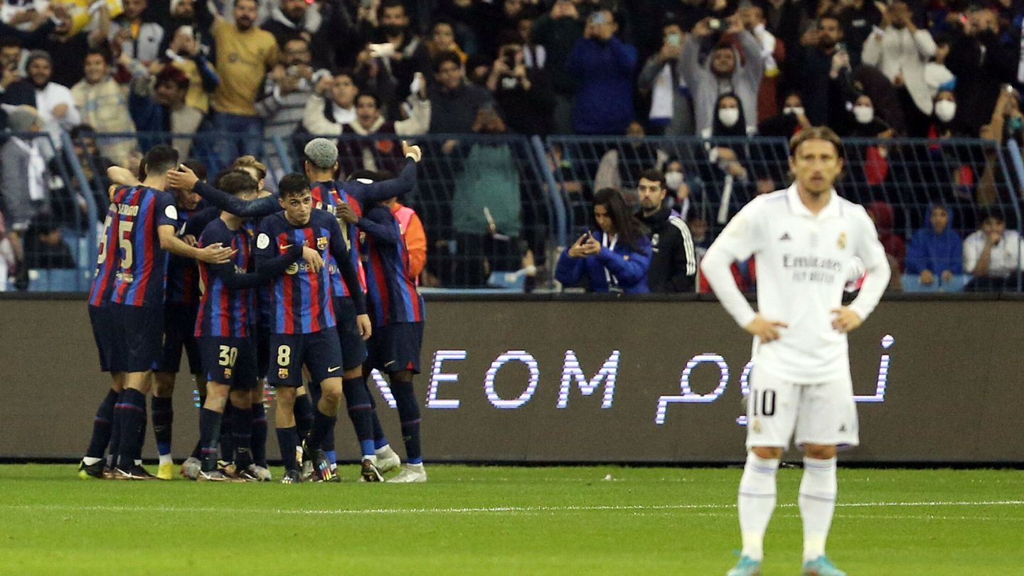 Modric, una sombra de la primera mitad de temporada. (Reuters/Ahmed Yosri)