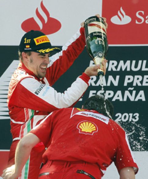 Foto: Alonso 'colapsó' el Gran Premio de España