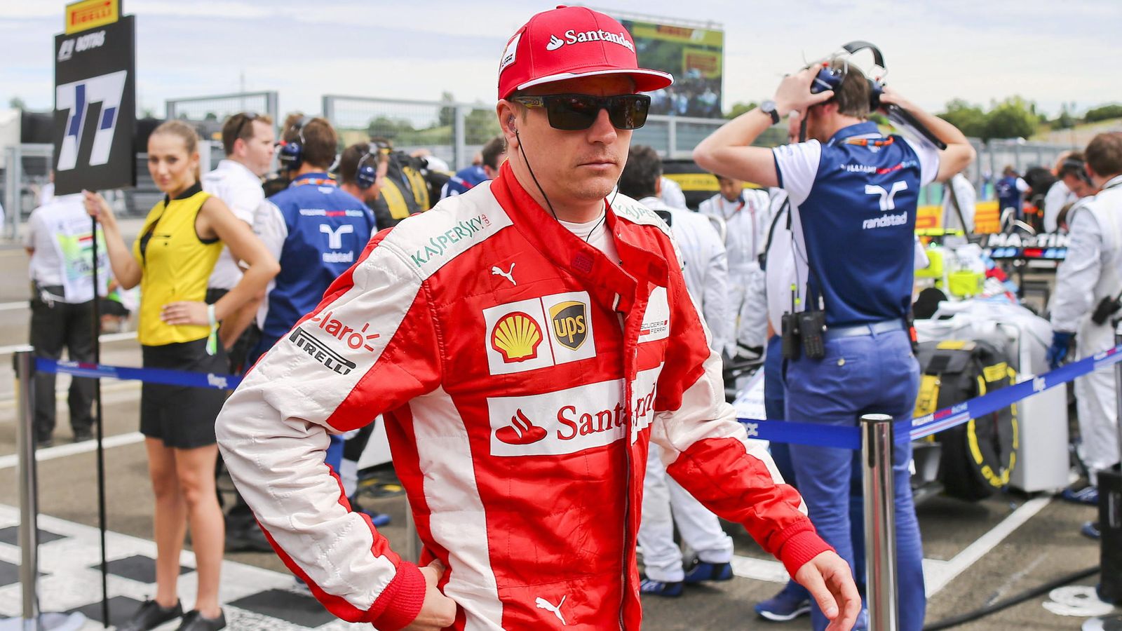 Foto: Kimi Raikkonen continuará en Ferrari la próxima temporada.