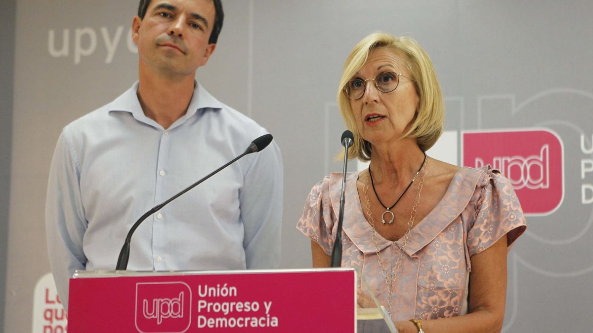Rosa Díez y Andrés Herzog anuncian su baja de UPyD y exigen la disolución del partido