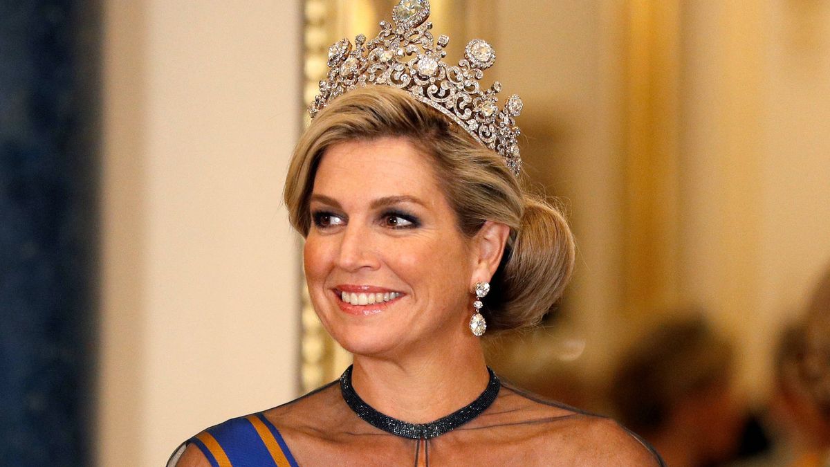 Máxima de Holanda revela por qué usó la joya más preciada de los Orange con Isabel II