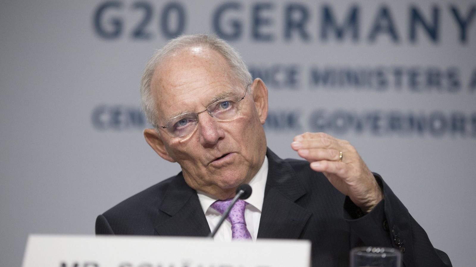 Foto: Wolfgang Schäuble. (Reuters)