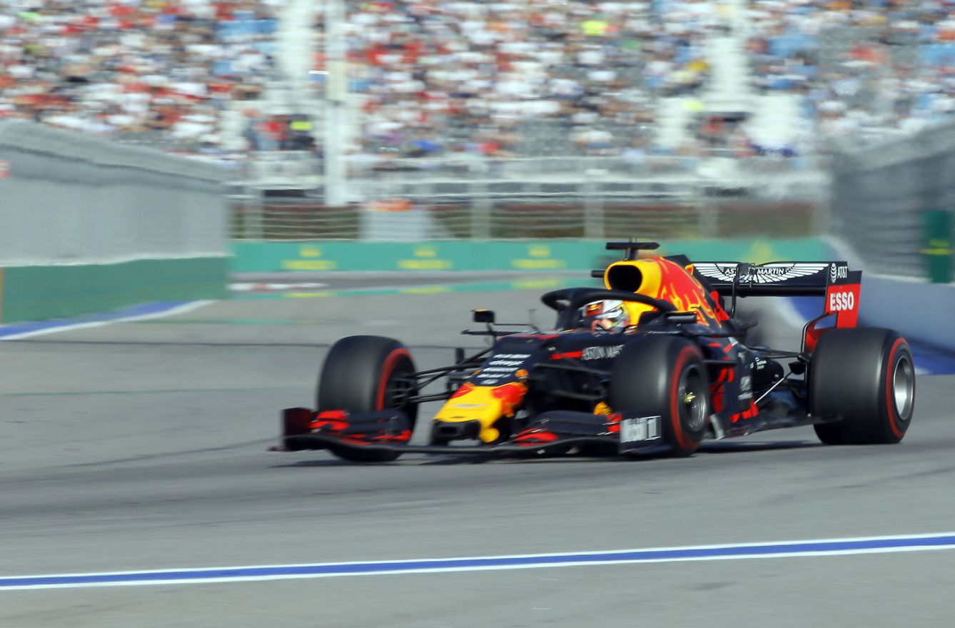 Max Verstappen durante el Gran Premio de Rusia. (EFE)