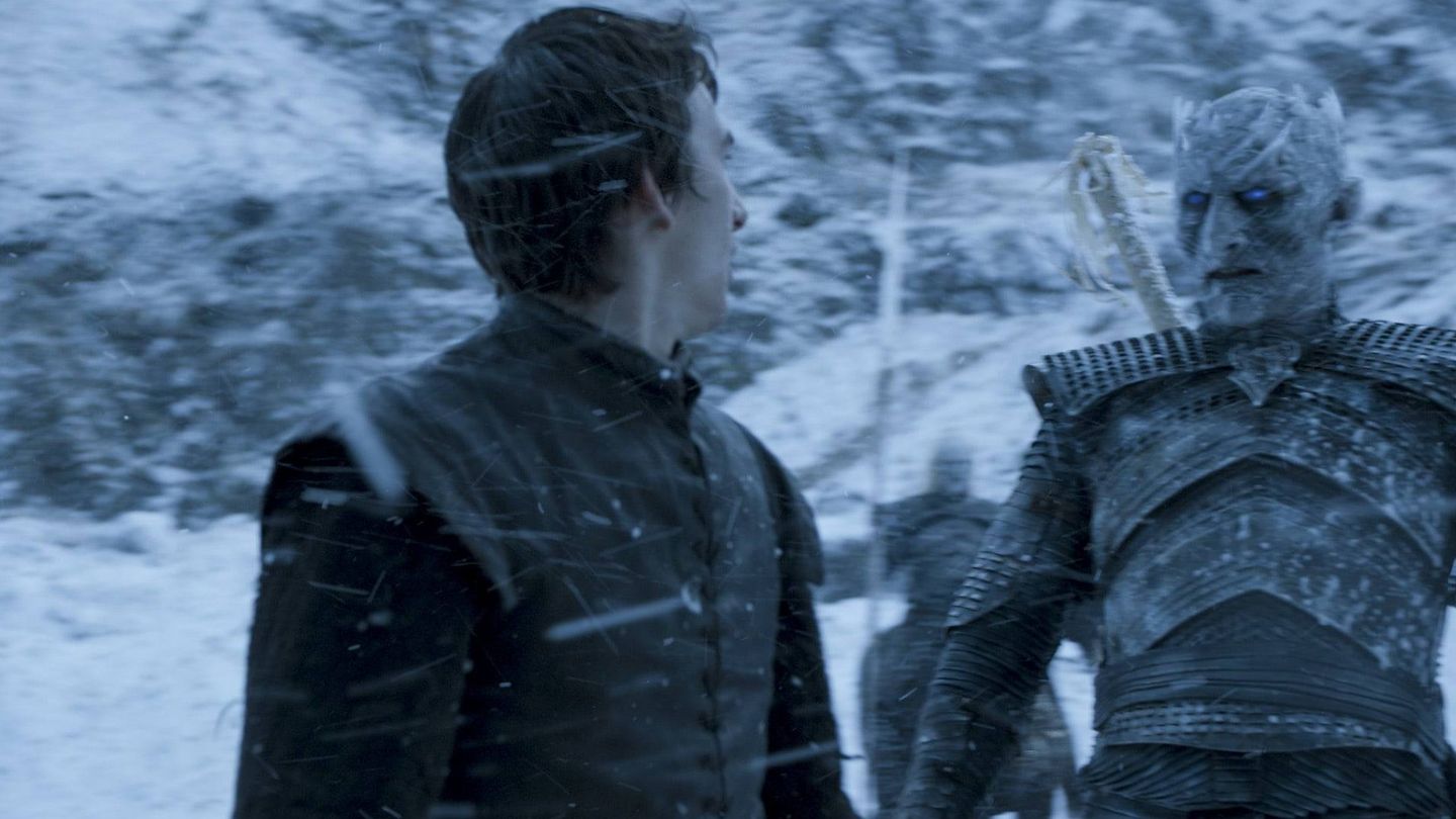 Bran Stark y el Rey de la Noche, cara a cara. (HBO)