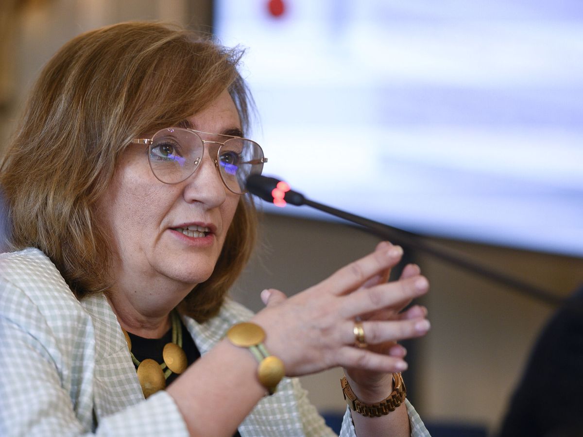 Foto: La presidenta de la Autoridad Independiente de Responsabilidad Fiscal (AIReF), Cristina Herrero. (EFE/Pedro Puente)