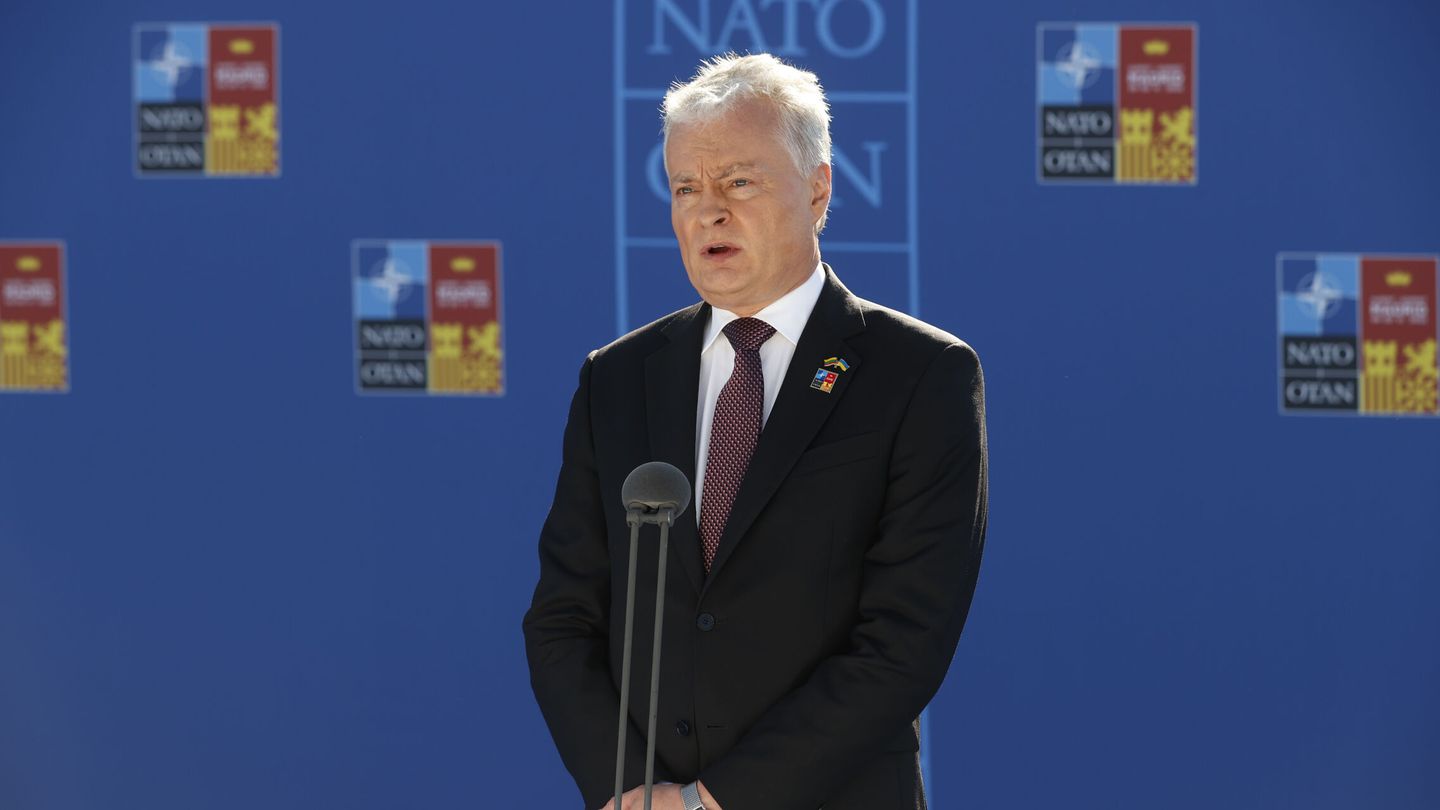 El presidente de Lituania, Gitanas Nauseda. (EFE/J. J. Guillén)