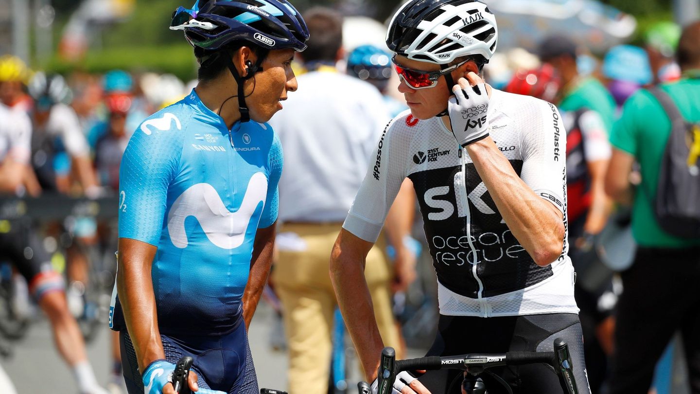 Nairo Quintana y Chris Froome, durante el pasado Tour de Francia. (EFE)