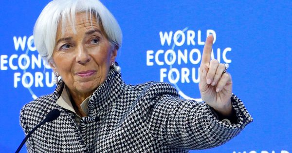 Foto: Christine Lagarde en el Foro de Davos de 2019. (Reuters)