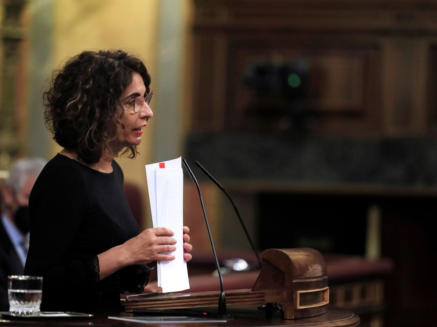 La ministra de Hacienda y Función Pública, María Jesús Montero. (EFE/Fernando Alvarado) 