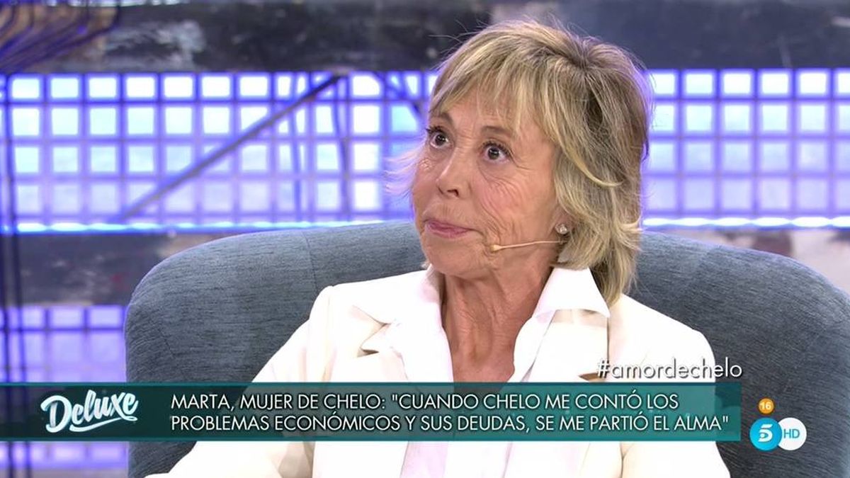 La mujer de Chelo, Marta Roca, se estrena en 'Sábado Deluxe' hablando de su enfermedad