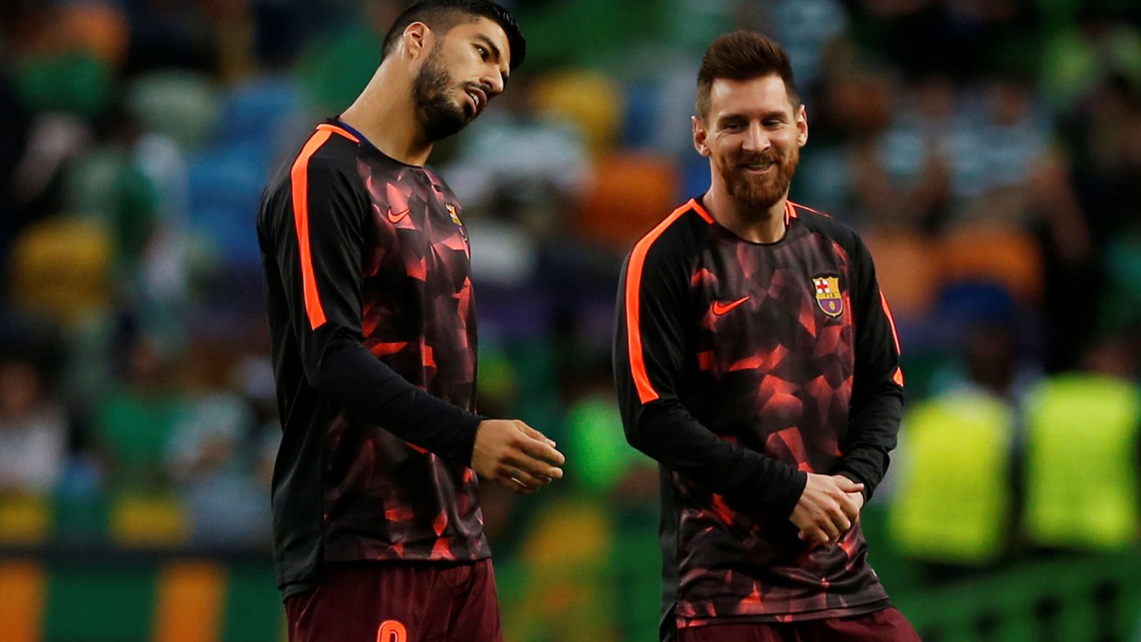Foto: Suárez y Messi, en Lisboa. (Reuters)