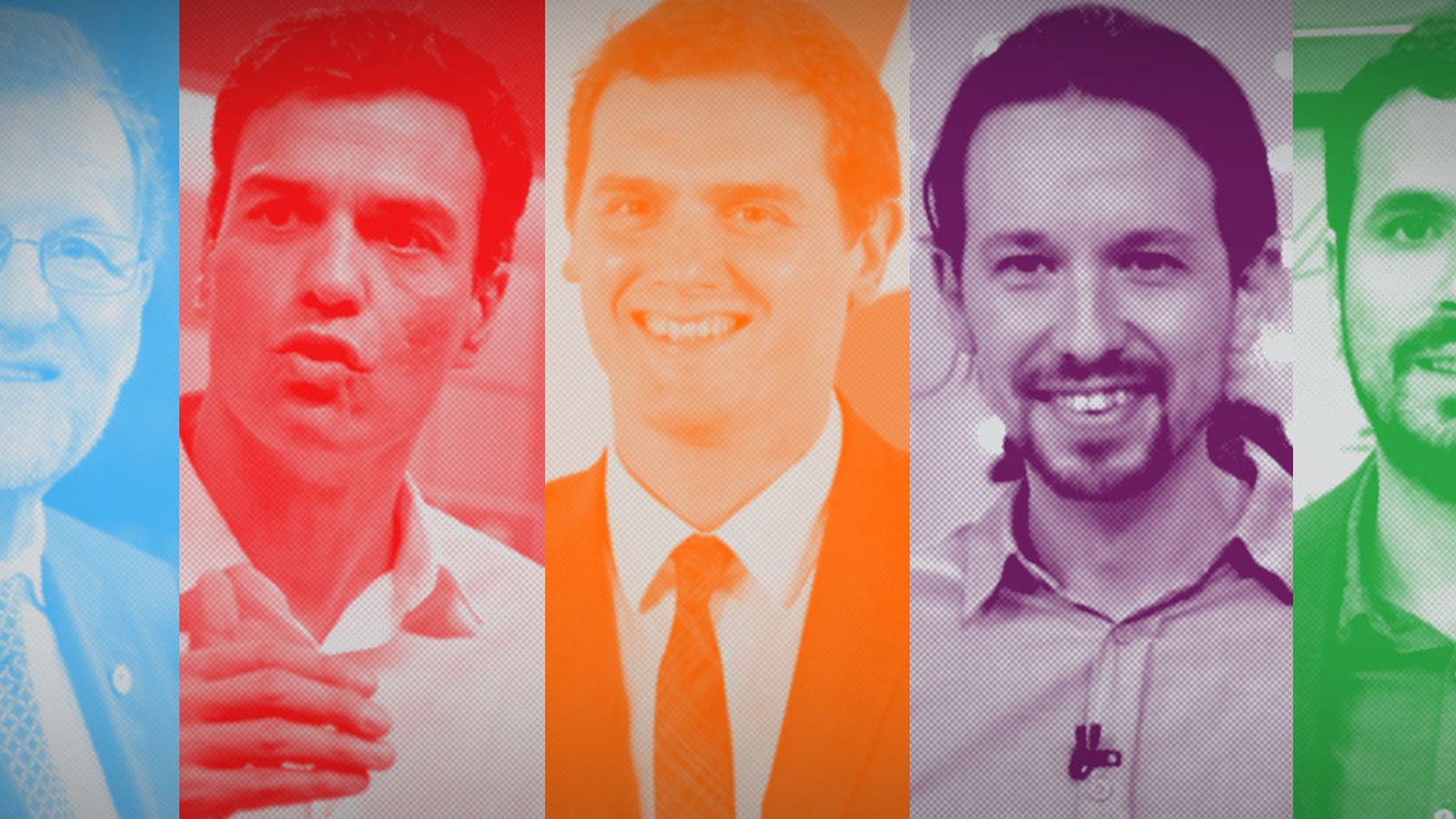 Foto: Los cuatro principales candidatos a la Presidencia del Gobierno