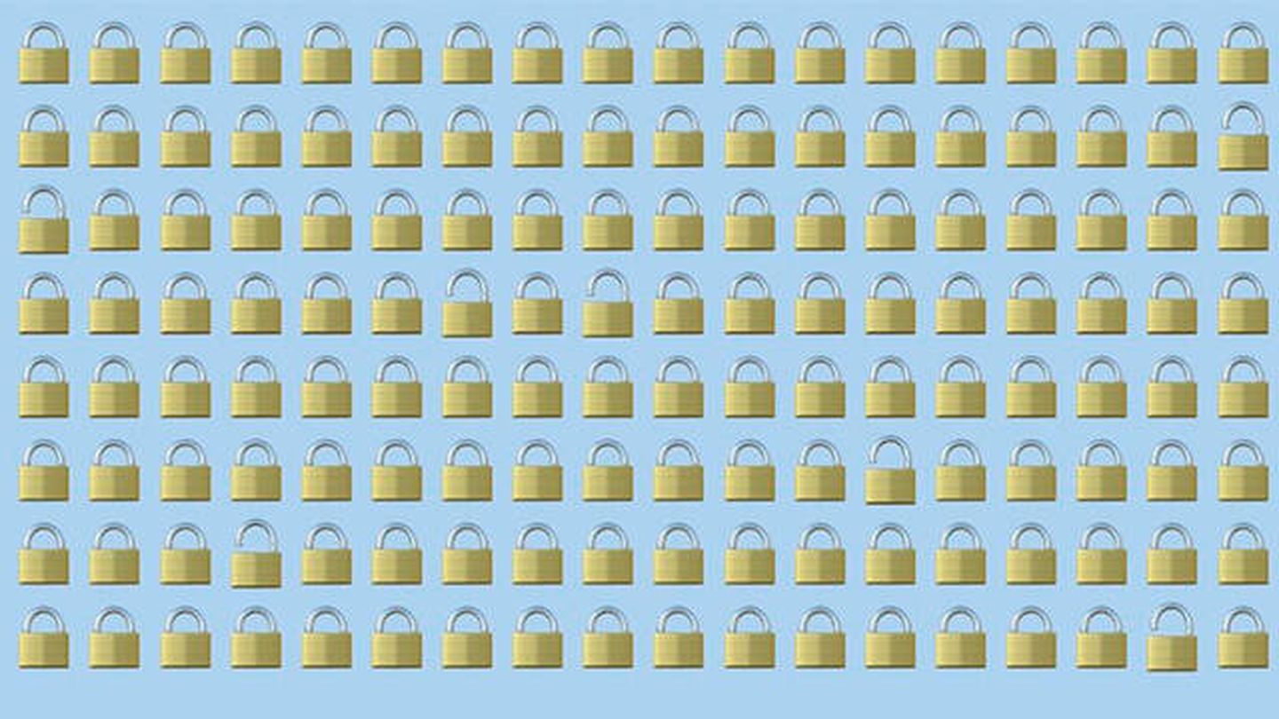 Encuentra los siete candados abiertos entre este mar de emojis (Facebook)