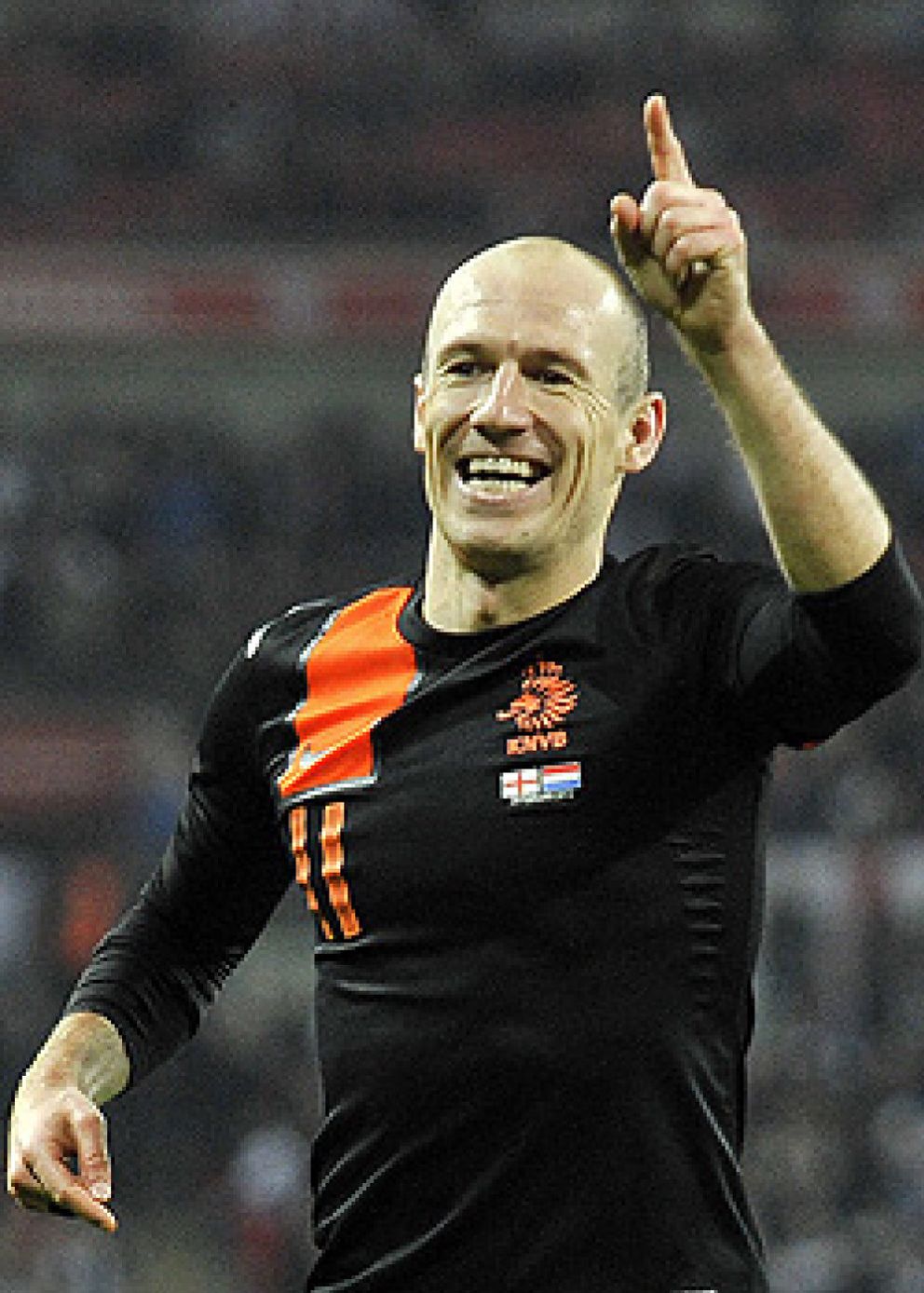 Foto: Robben da la victoria a Holanda ante una Inglaterra joven que se supo defenderse