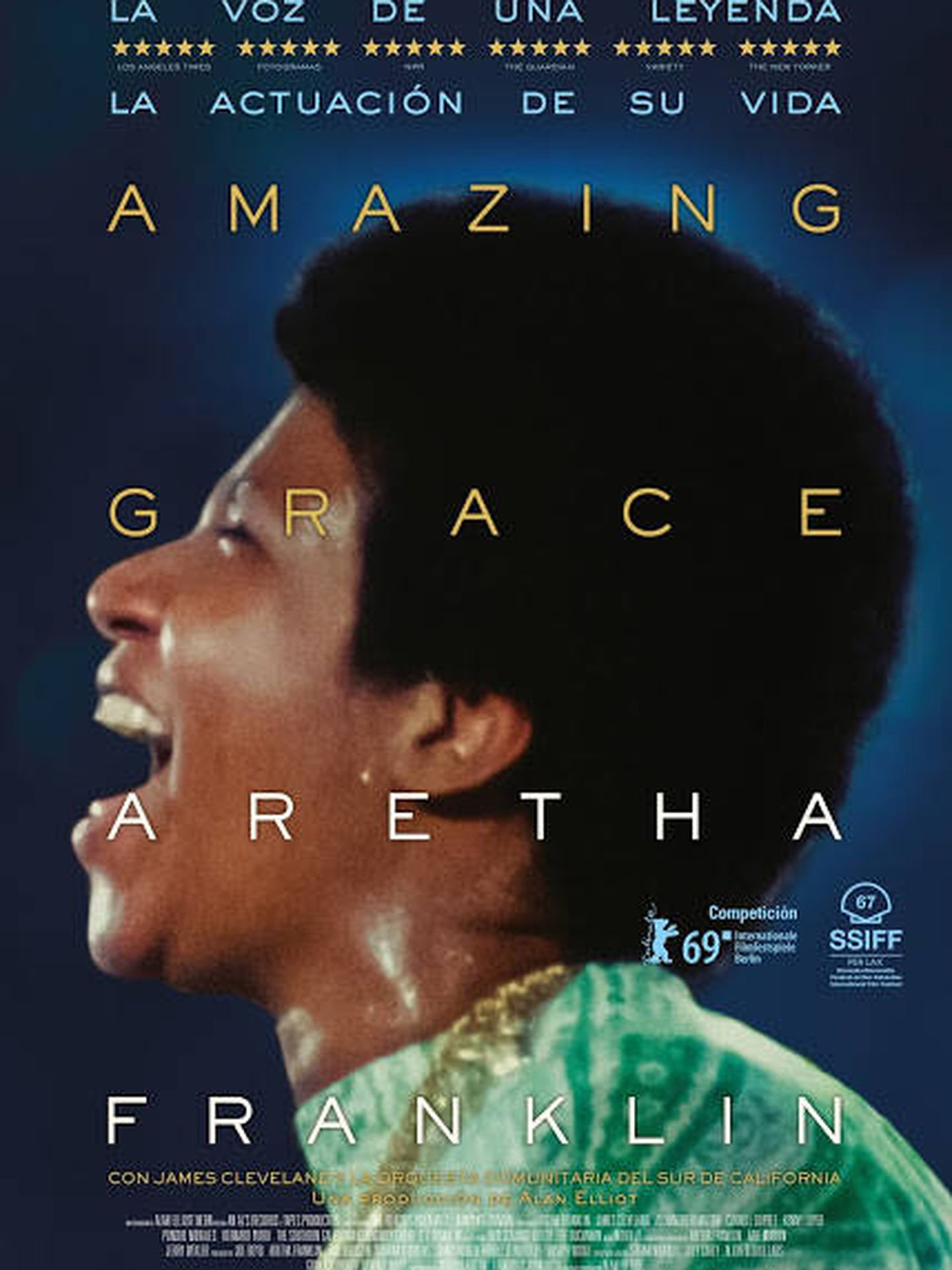 Cartel de 'Amazing Grace'.