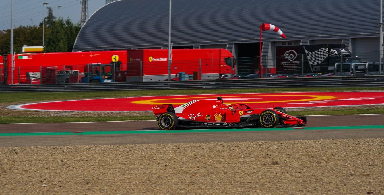 Schumacher durante su prueba en Fiorano. (Ferrari)