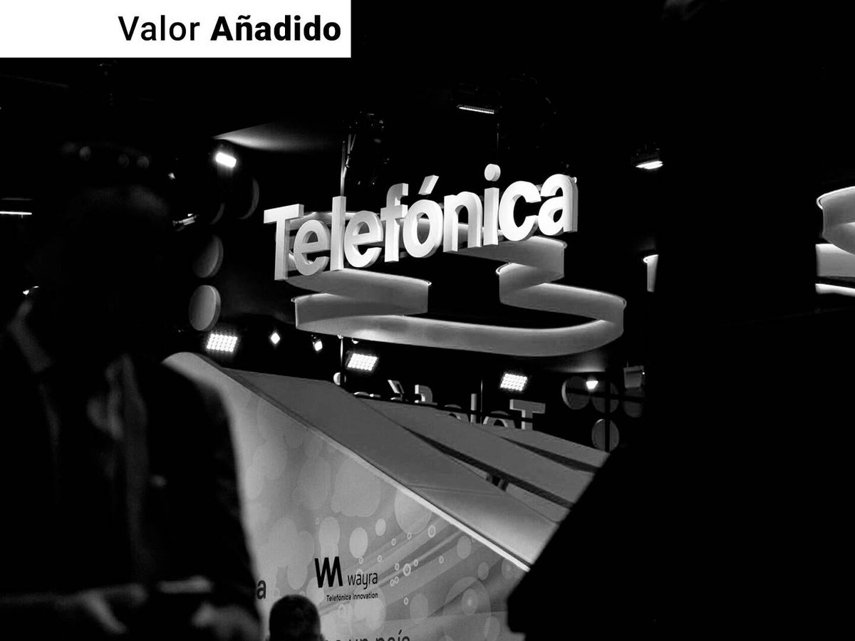 Foto: Logo de Telefónica. (Sergio Beleña)