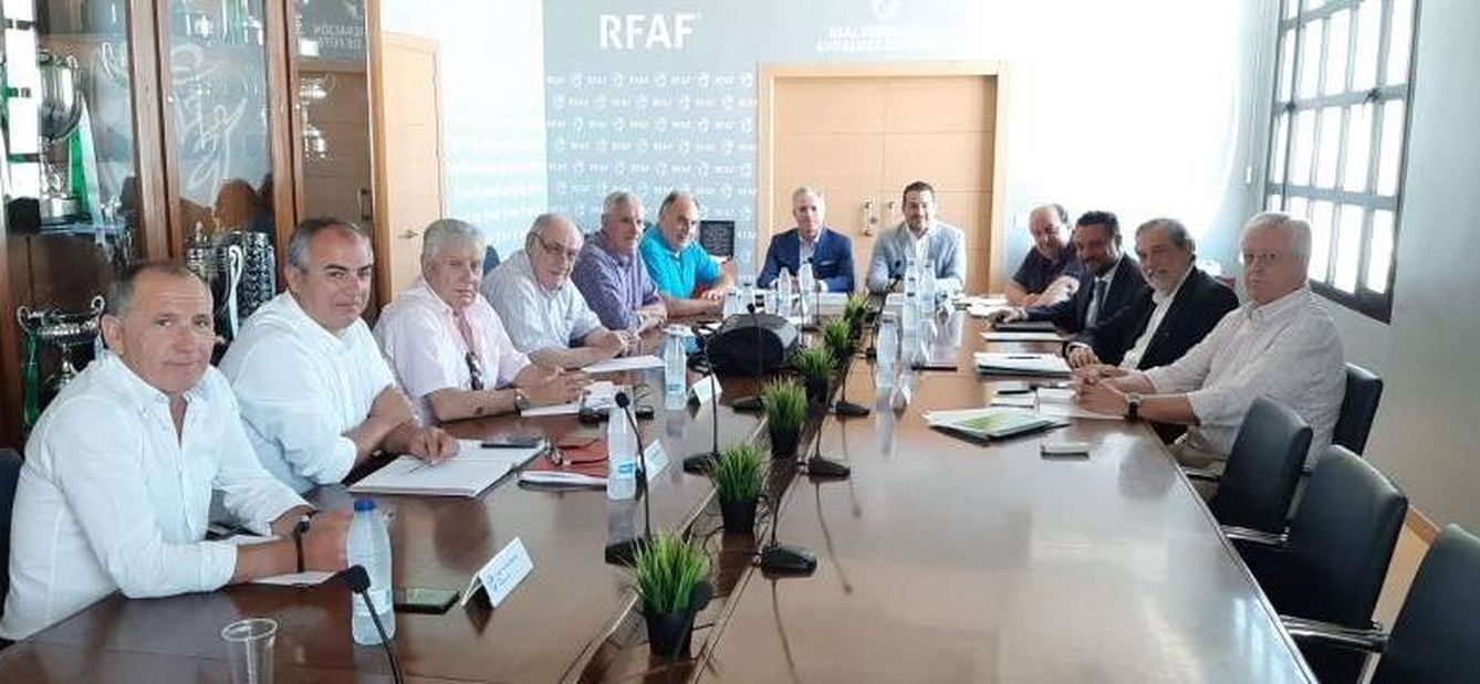 El nuevo Comité Ejecutivo de la RFAF, con Pablo Lozano al frente (web RFAF)
