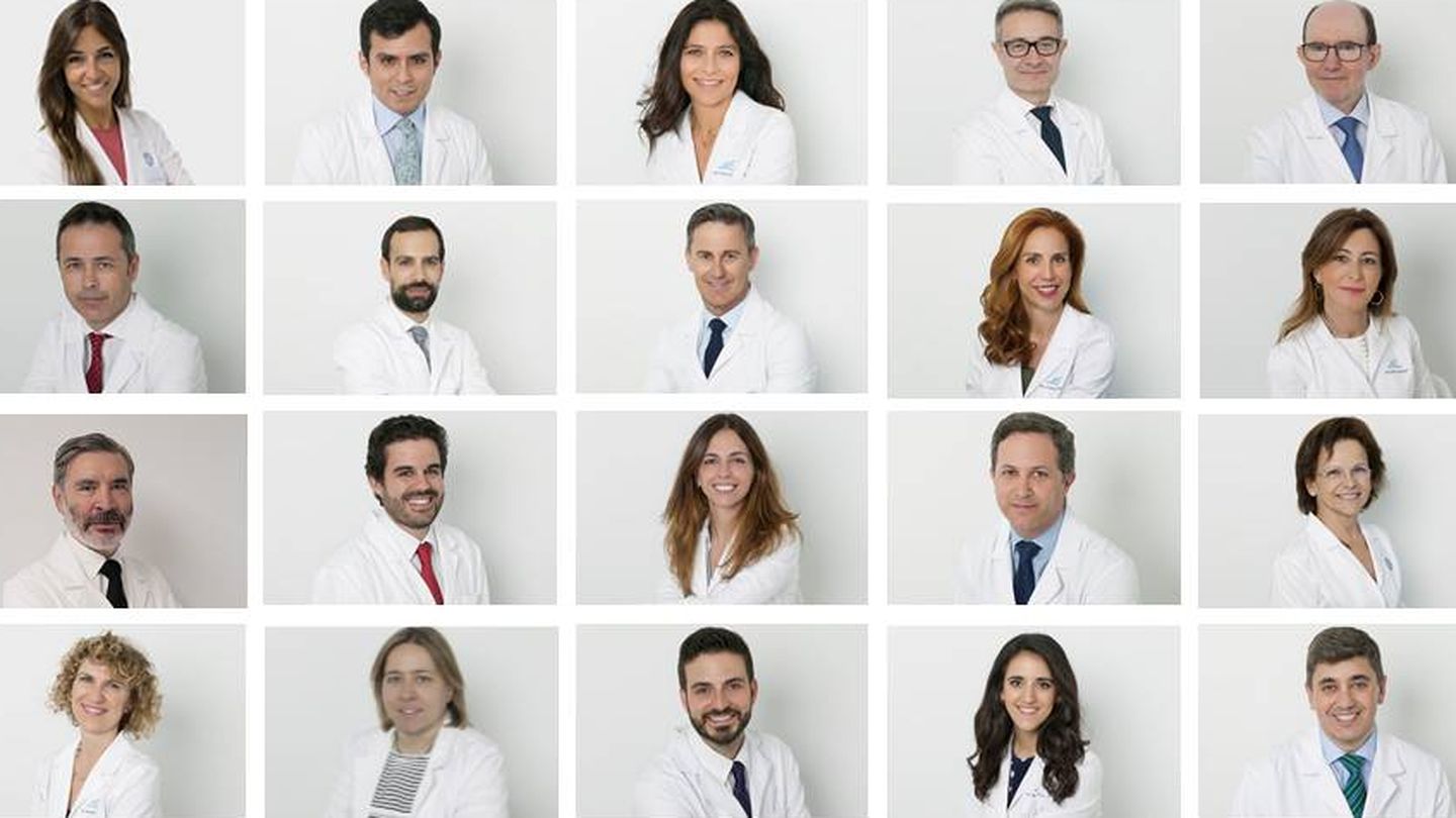 Equipo de dermatólogos que trabajan con el Dr. Ruiz.