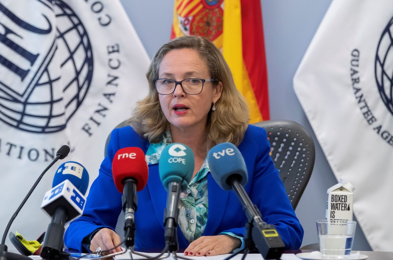 La ministra de Economía de España, Nadia Calviño. (EFE)