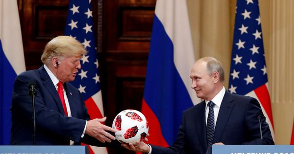 Foto: Trump y Putin en Helsinki. (Reuter)