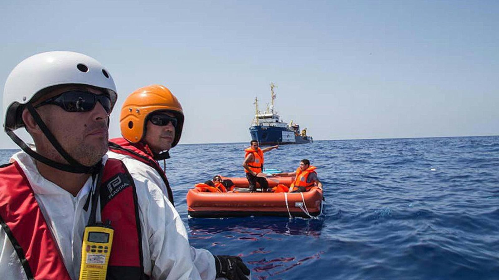 Foto: Operaciones de rescate de Médicos sin Fronteras en las costas de Libia. (Imagen de archivo: Efe)
