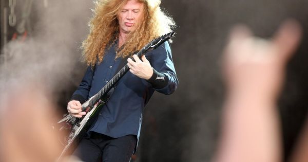 Foto: Dave Mustaine durante una actuación en el Wacken Open Air Festival en 2014
