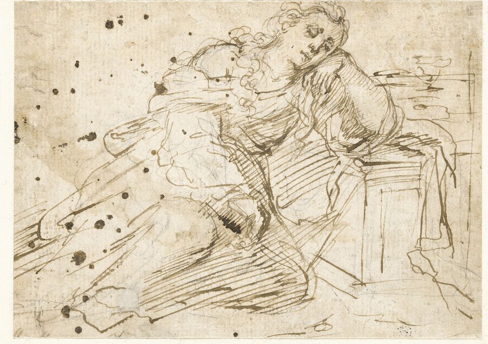 Foto: 'Estudio de Magdalena dormida sobre el sepulcro vacío de Cristo', de Bartolomé Esteban Murillo, en 1655.