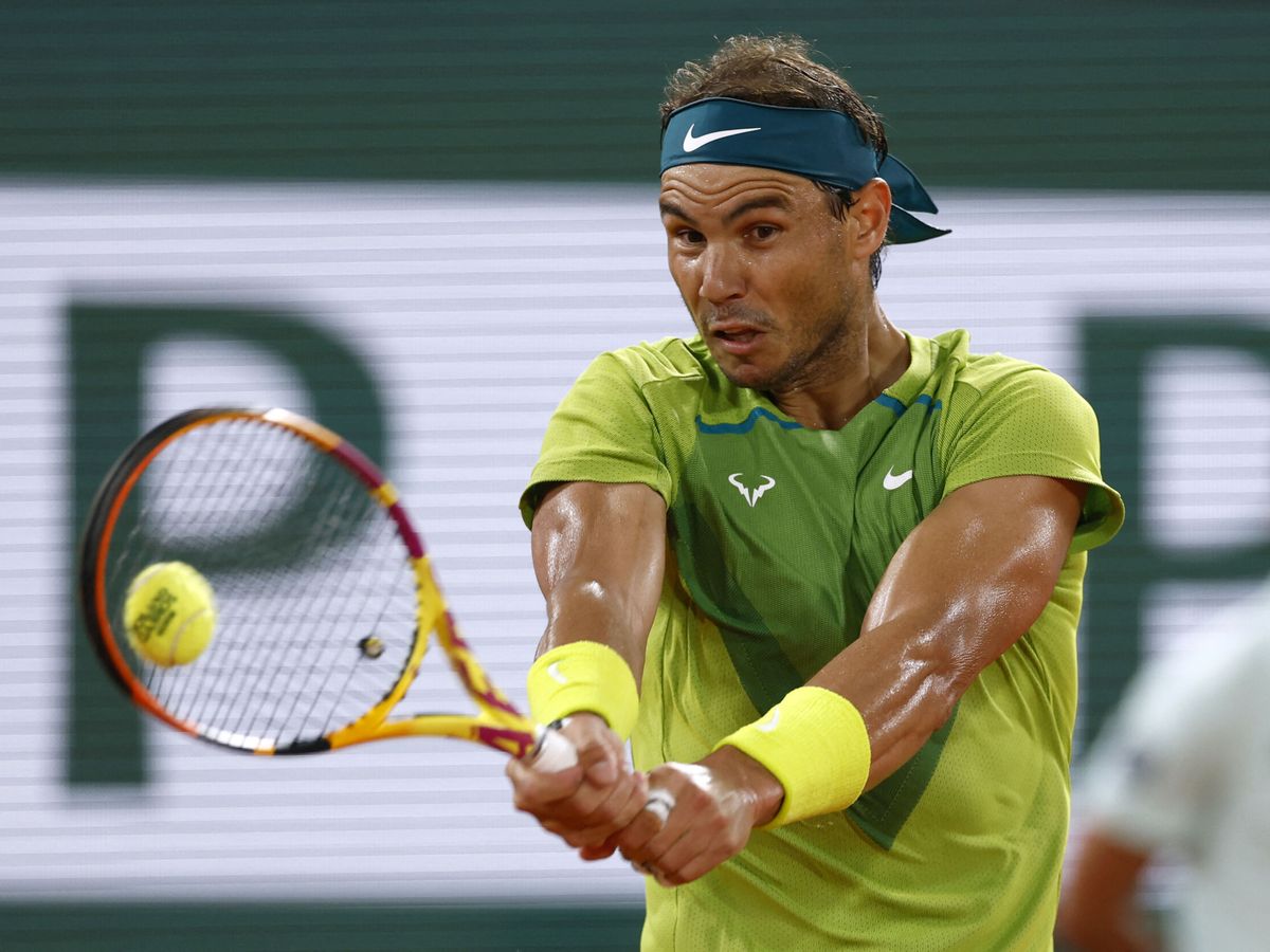 Foto: Nadal, durante las semifinales de Roland Garros. (Reuters/Yves Herman)