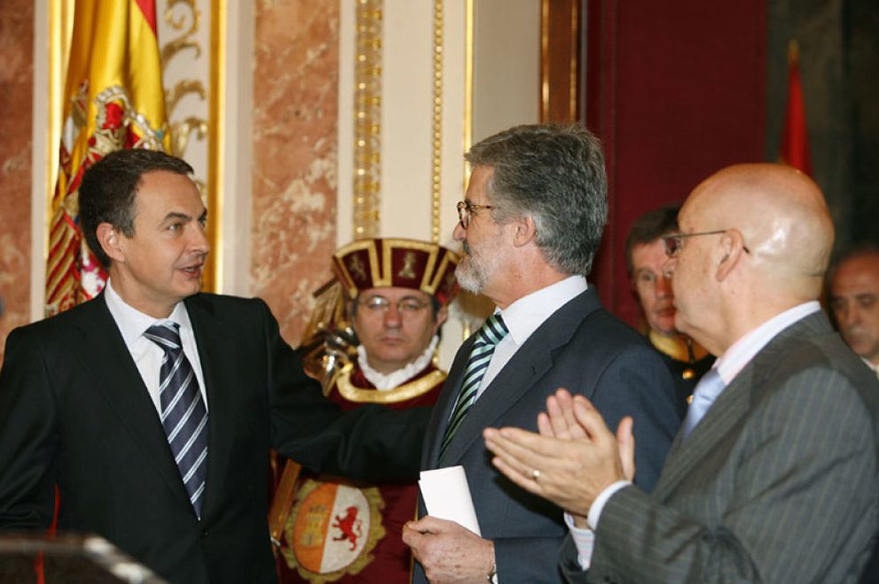 Foto: Zapatero y Rajoy no se saludan en el día de la Constitución