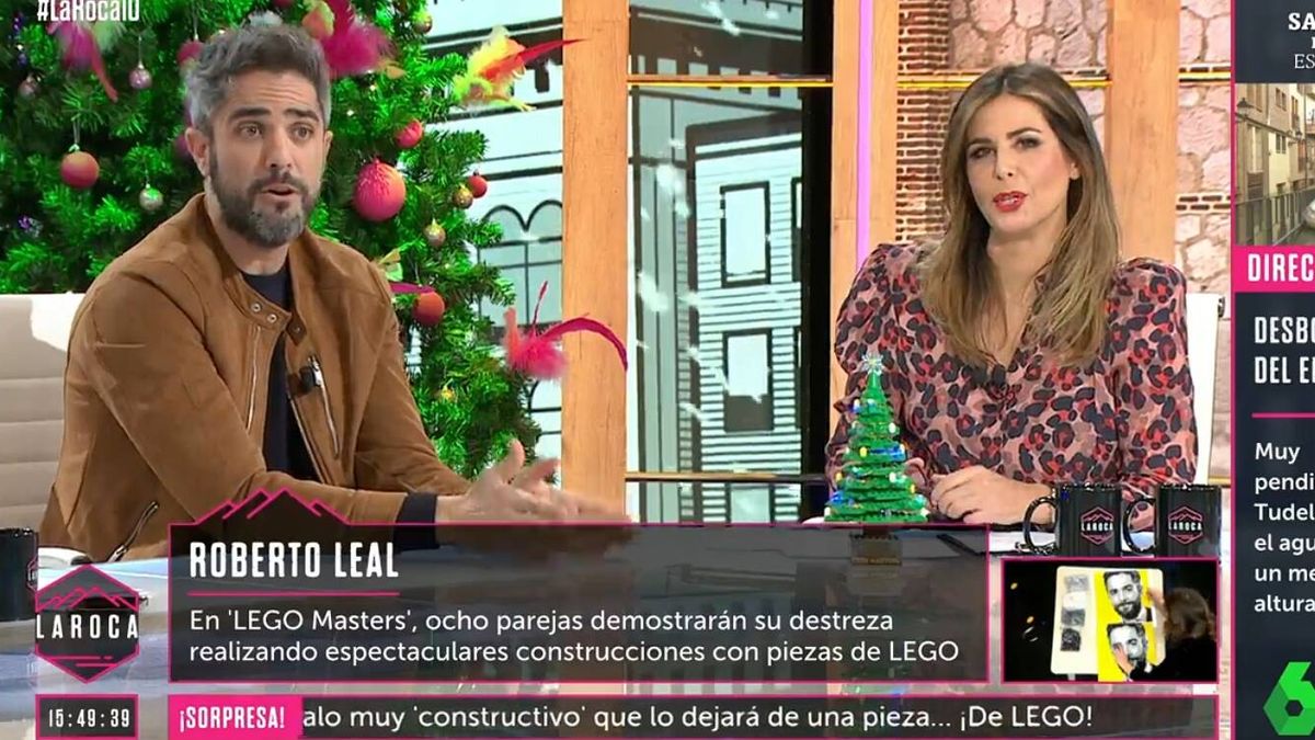 El dardo involuntario de Roberto Leal a Nuria Roca por su baja audiencia en La Sexta