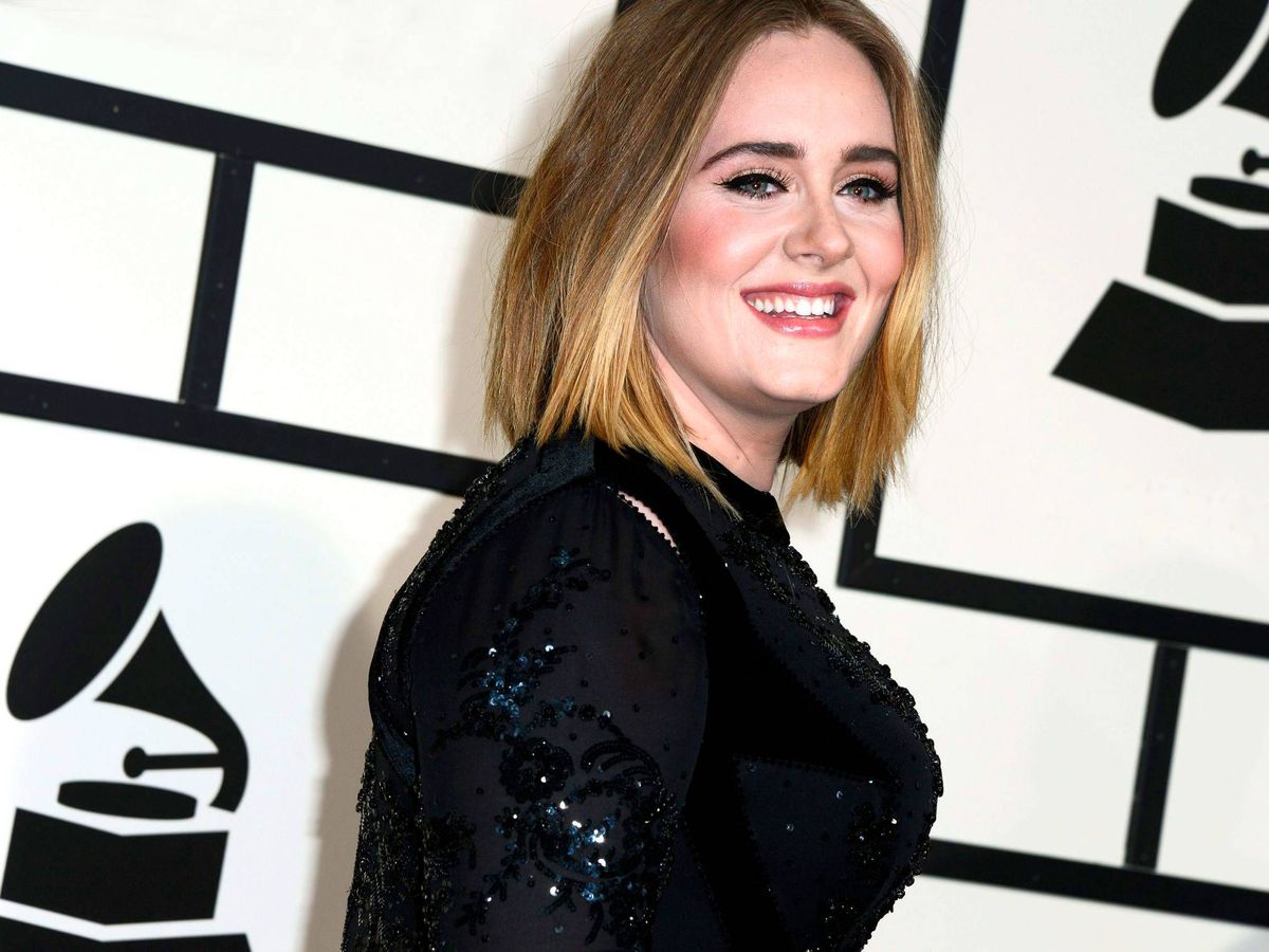 Foto: Adele, en los Grammy de 2016 (Efe)