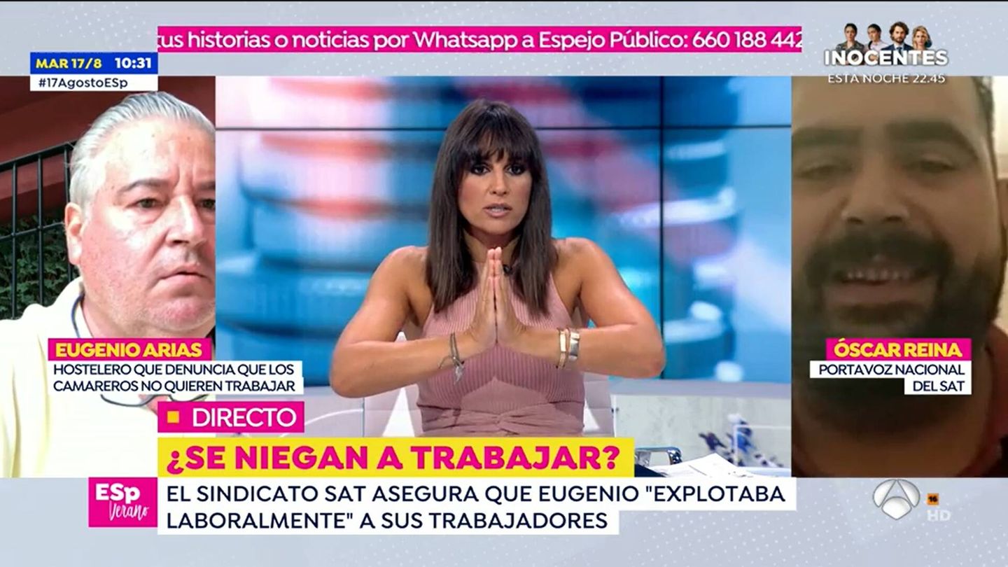 Lorena García, en 'Espejo Público'. (Atresmedia)