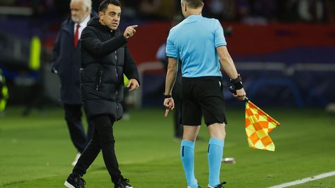 Xavi estalla contra el árbitro por la expulsión de Araújo contra el PSG: Eres un desastre 