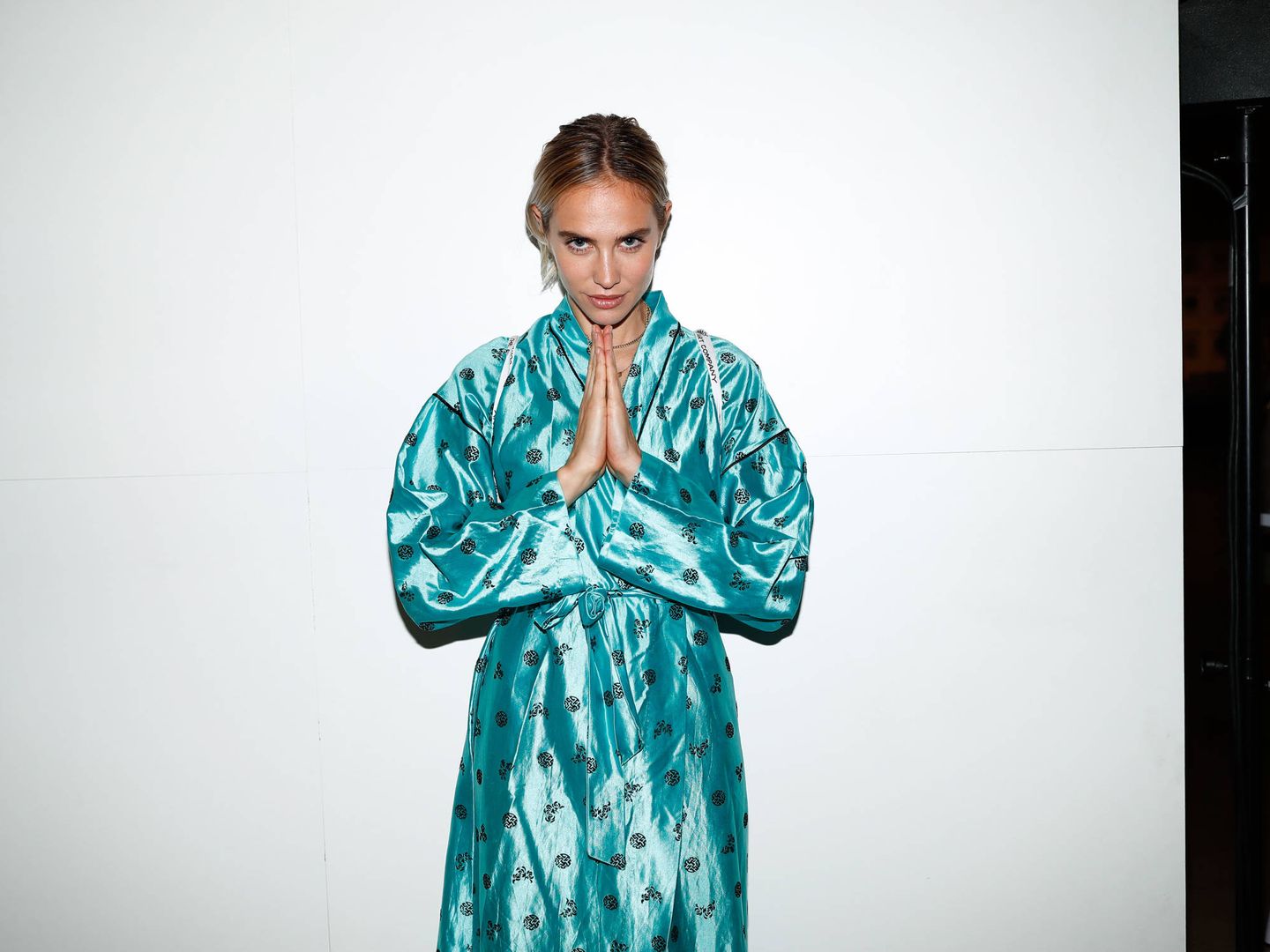 Brisa Fenoy con kimono. (Cortesía)